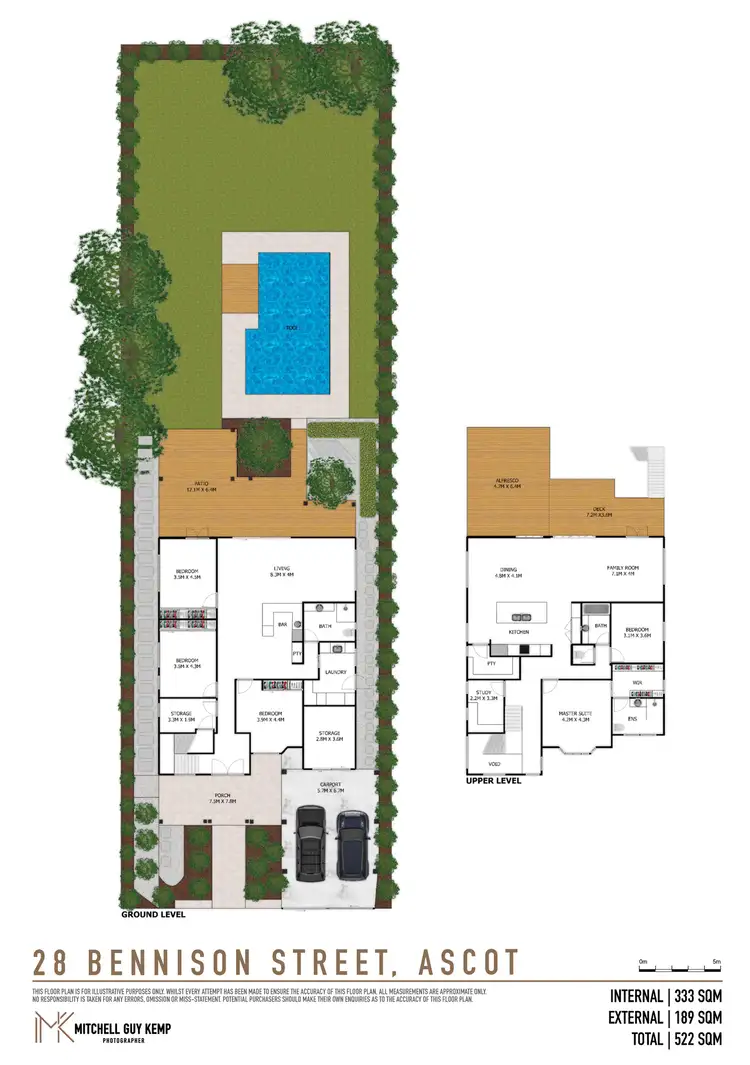 Floorplan of Homely house listing, 28 Bennison Street, Ascot QLD 4007