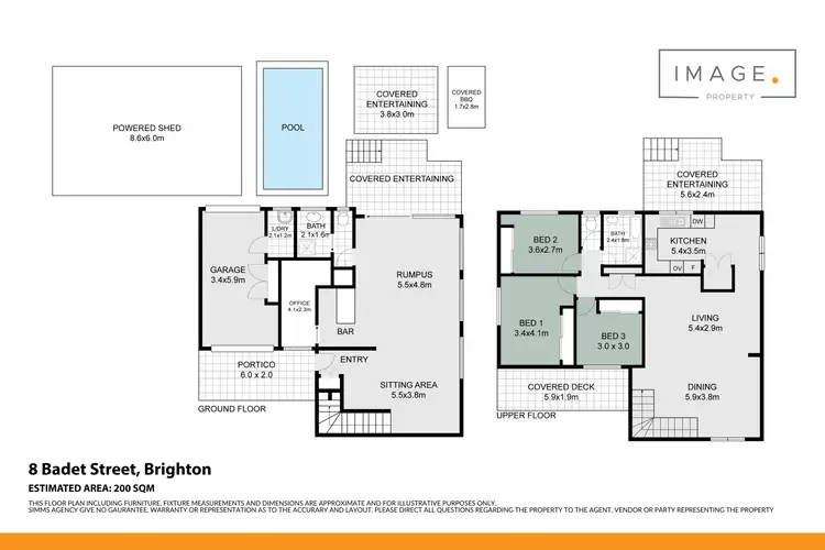 Floorplan of Homely house listing, 8 Badet Street, Brighton QLD 4017