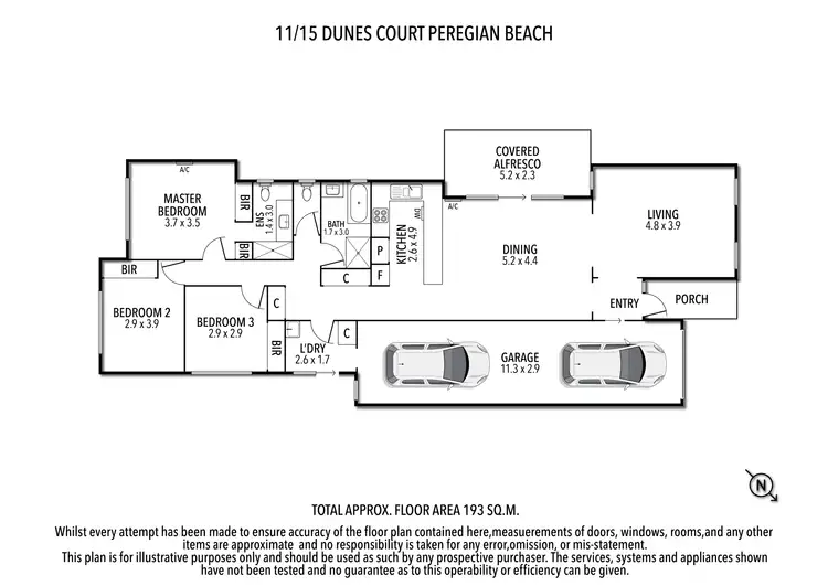 Floorplan of Homely unit listing, 11/15 Dunes Court, Peregian Springs QLD 4573