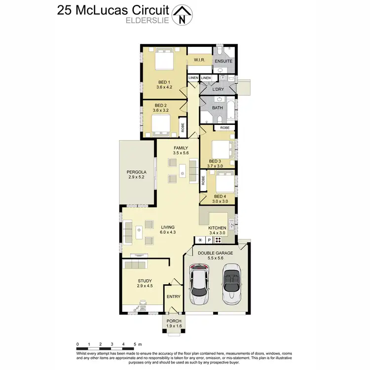 Floorplan of Homely house listing, 25 Mclucas Circuit, Elderslie NSW 2570