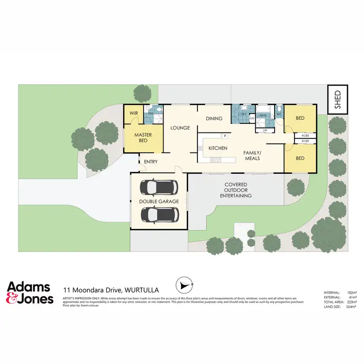 Floorplan of Homely house listing, 11 Moondara Drive, Wurtulla QLD 4575