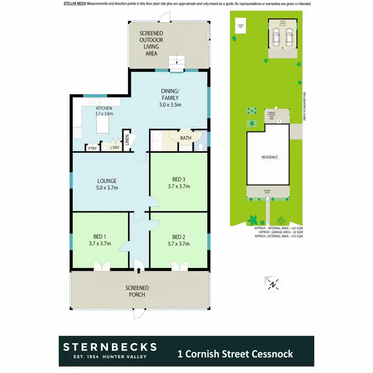 Floorplan of Homely house listing, 1 Cornish Street, Cessnock NSW 2325