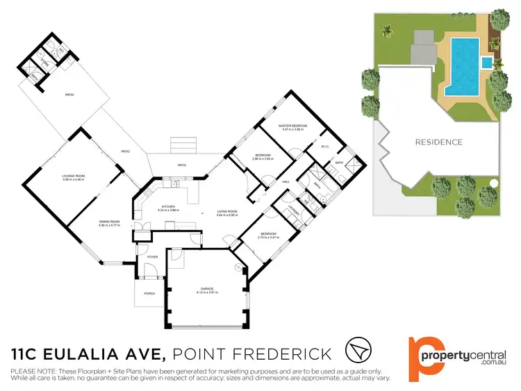 Floorplan of Homely house listing, 11C Eulalia Avenue, Point Frederick NSW 2250