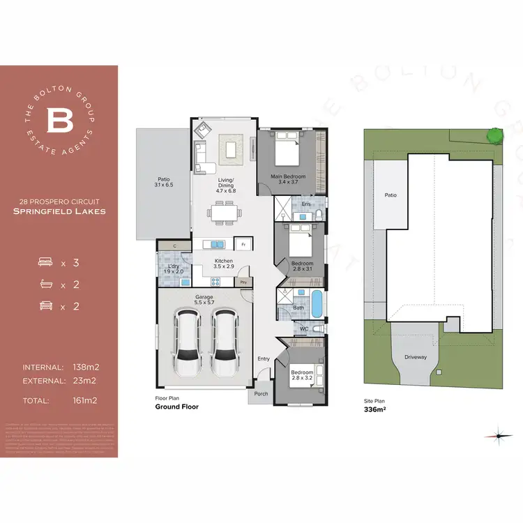 Floorplan of Homely house listing, 28 Prospero Circuit, Springfield Lakes QLD 4300