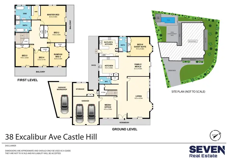 Floorplan of Homely house listing, 38 Excalibur Avenue, Castle Hill NSW 2154