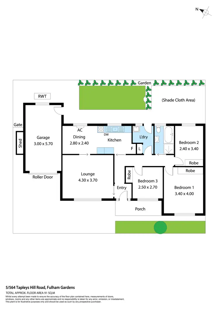 Floorplan of Homely unit listing, 5/564 Tapleys Hill Road, Fulham Gardens SA 5024