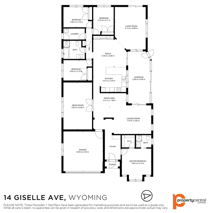 Floorplan of Homely house listing, 14 Giselle Avenue, Wyoming NSW 2250