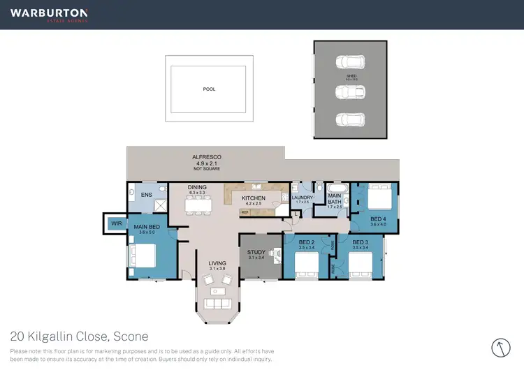 Floorplan of Homely house listing, 20 Kilgallin Close, Scone NSW 2337