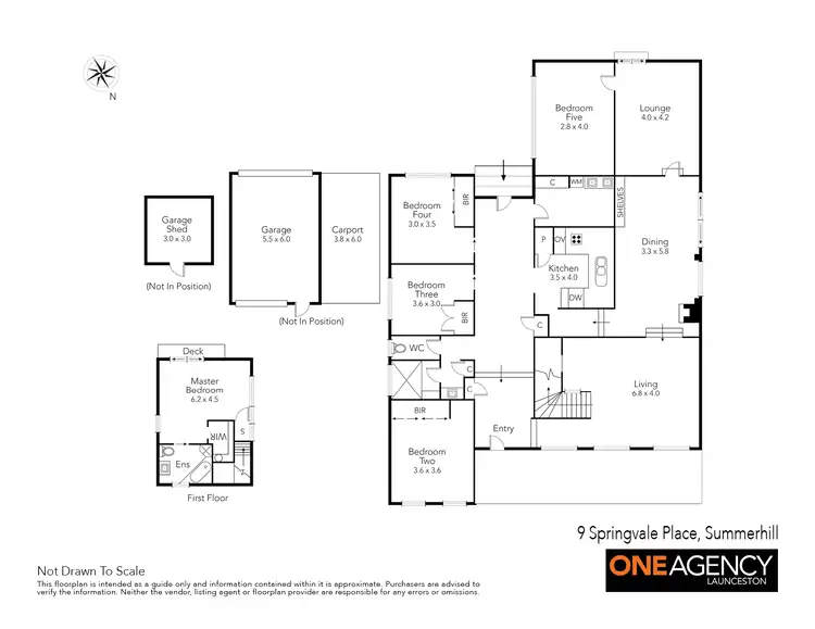 Floorplan of Homely house listing, 9 Springvale Place, Summerhill TAS 7250