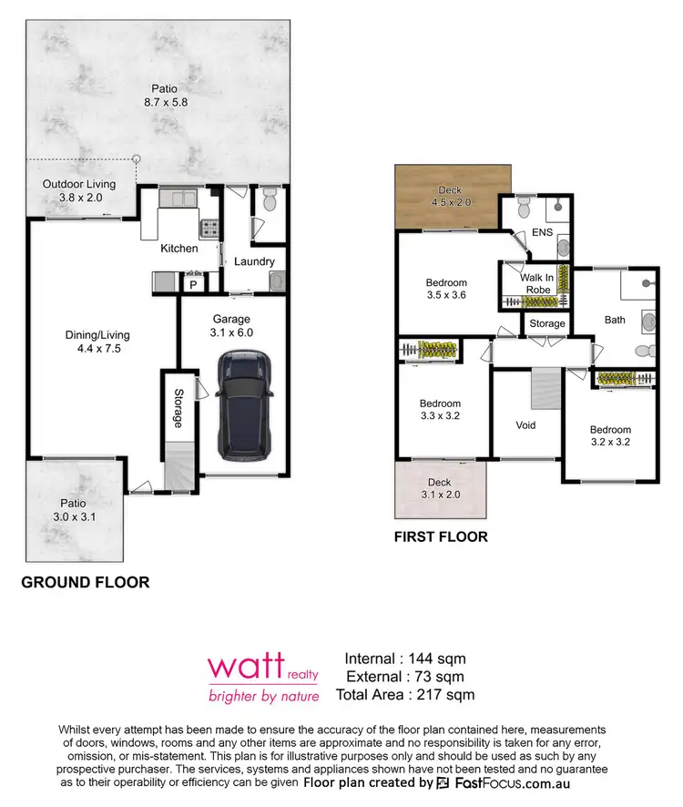 Floorplan of Homely townhouse listing, 9/30 Graham Road, Carseldine QLD 4034