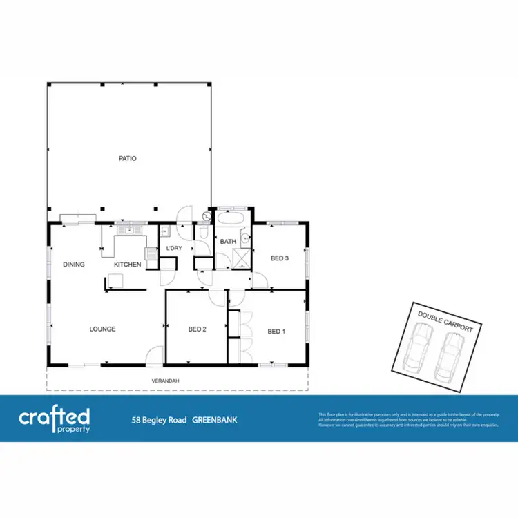 Floorplan of Homely house listing, 58 Begley Road, Greenbank QLD 4124