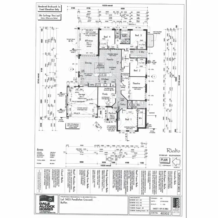 Floorplan of Homely house listing, 8 Pendleton Crescent, Butler WA 6036