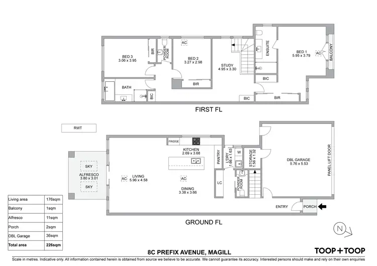 Floorplan of Homely house listing, 8C Prefix Avenue, Magill SA 5072