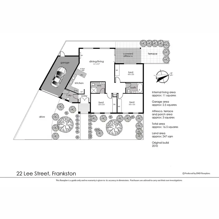 Floorplan of Homely townhouse listing, 22 Lee Street, Frankston VIC 3199