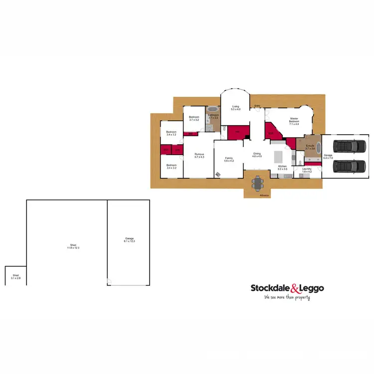 Floorplan of Homely house listing, 10 Titree Road, Hazelwood North VIC 3840