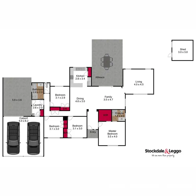 Floorplan of Homely house listing, 2 Box Place, Morwell VIC 3840