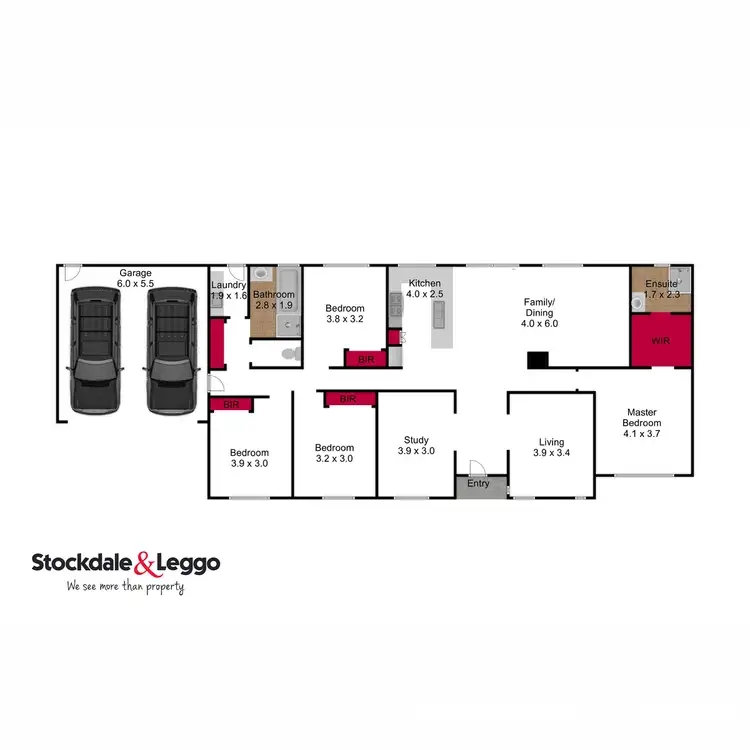 Floorplan of Homely house listing, 1 Kavanagh Street, Traralgon VIC 3844