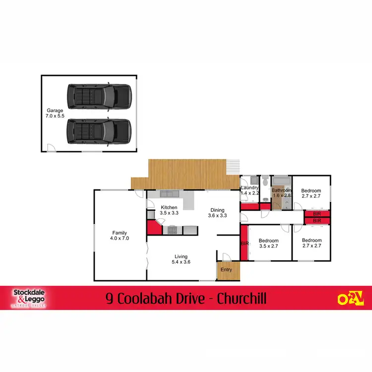 Floorplan of Homely house listing, 9 Coolabah Drive, Churchill VIC 3842