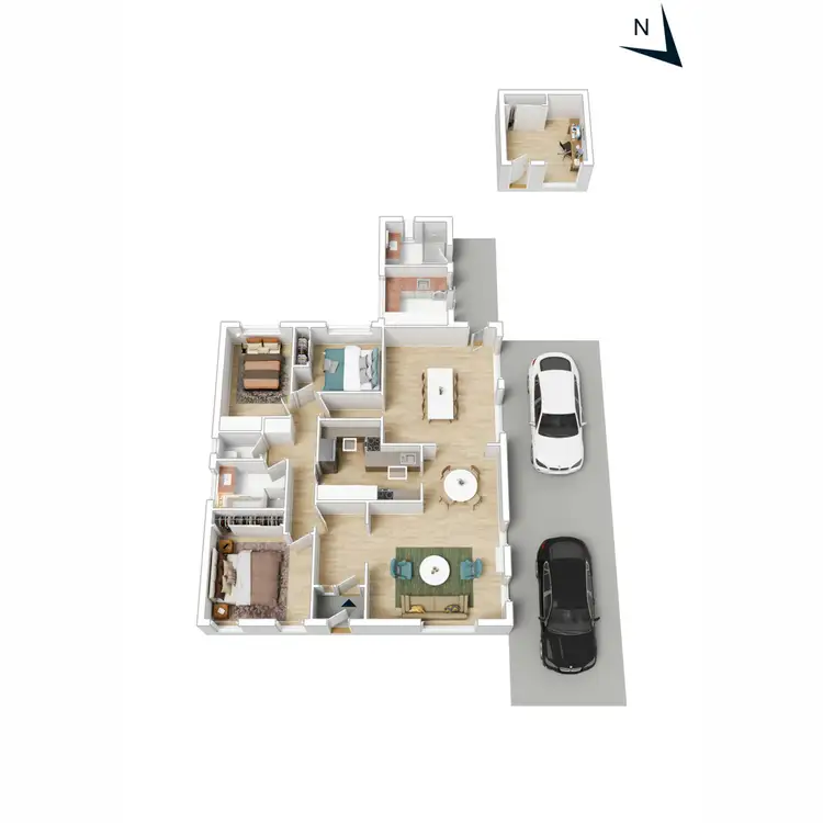 Floorplan of Homely house listing, 4/59 Anne Street, Rosebud VIC 3939
