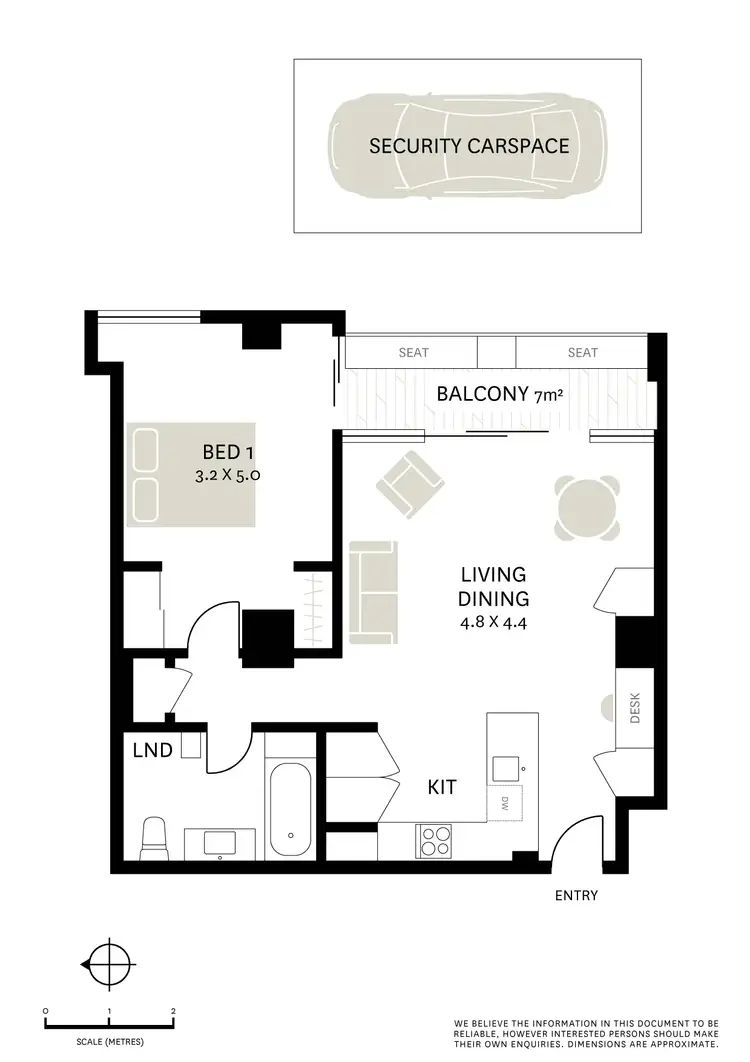 Floorplan of Homely apartment listing, 302/105-113 Campbell Street, Surry Hills NSW 2010