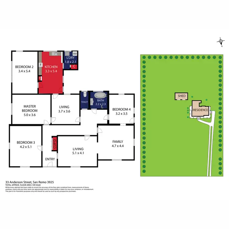 Floorplan of Homely house listing, 33 Anderson Street, San Remo VIC 3925
