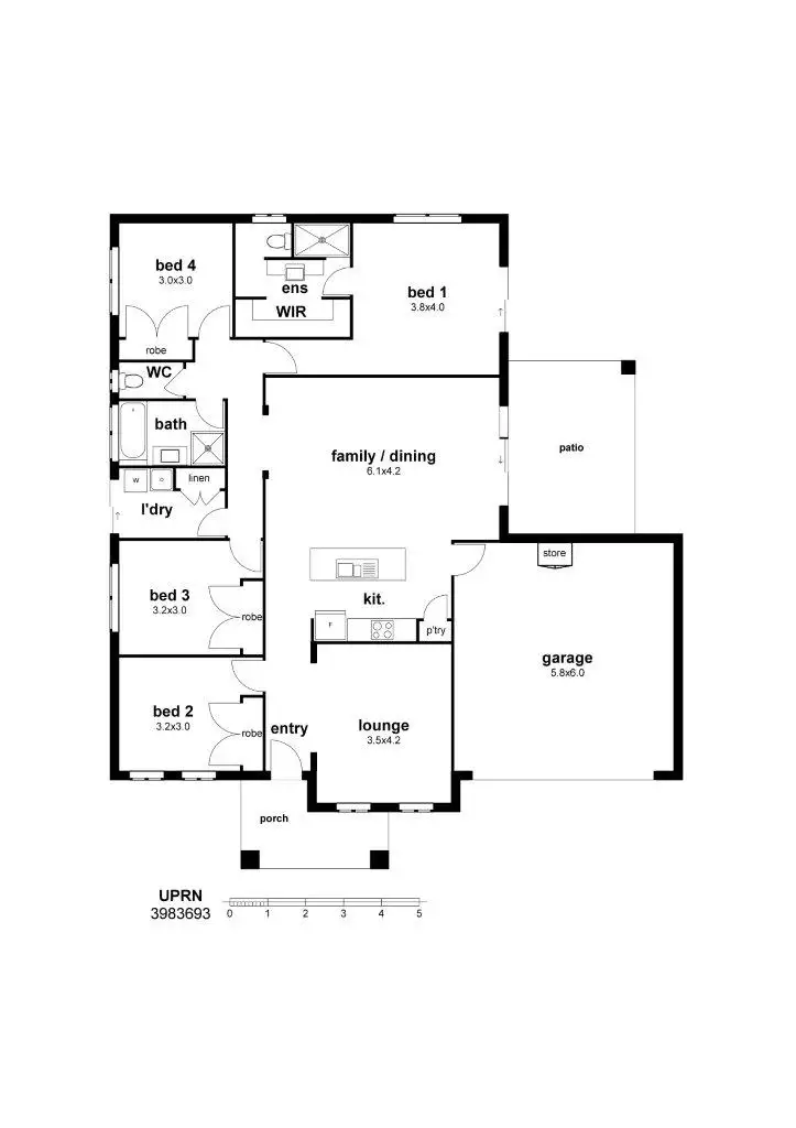 Floorplan of Homely house listing, Address available on request