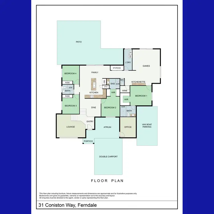 Floorplan of Homely house listing, 31 Coniston Way, Ferndale WA 6148
