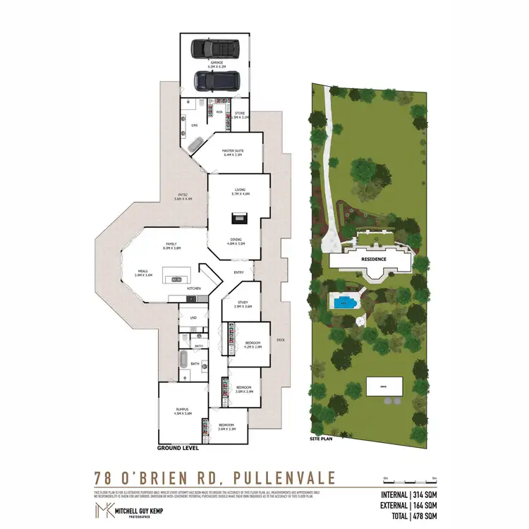 Floorplan of Homely rural property listing, 78 O'Brien Road, Pullenvale QLD 4069