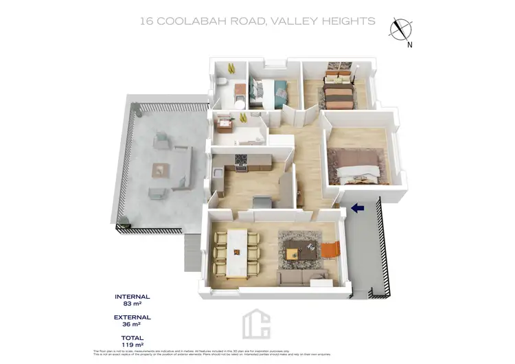 Floorplan of Homely house listing, 16 Coolabah Road, Valley Heights NSW 2777