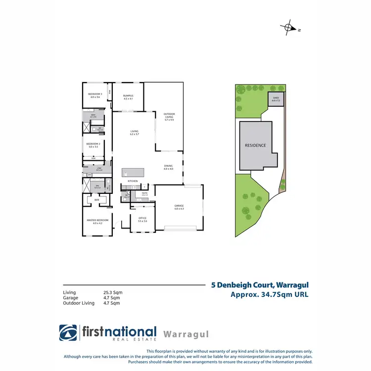 Floorplan of Homely house listing, 5 Denbeigh Court, Warragul VIC 3820