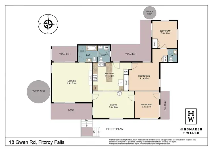 Floorplan of Homely house listing, 18 Gwen Road, Fitzroy Falls NSW 2577