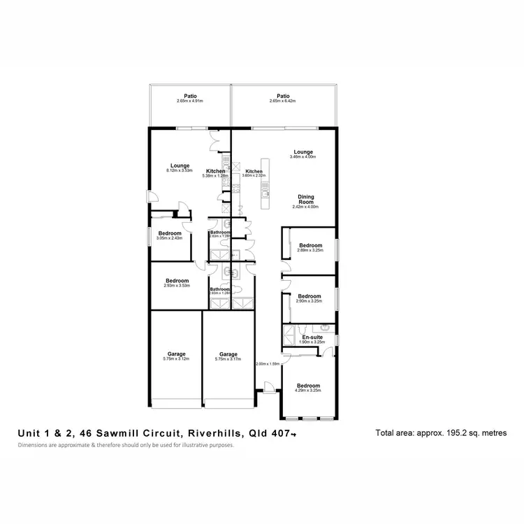 Floorplan of Homely house listing, 46 Sawmill Circuit, Riverhills QLD 4074