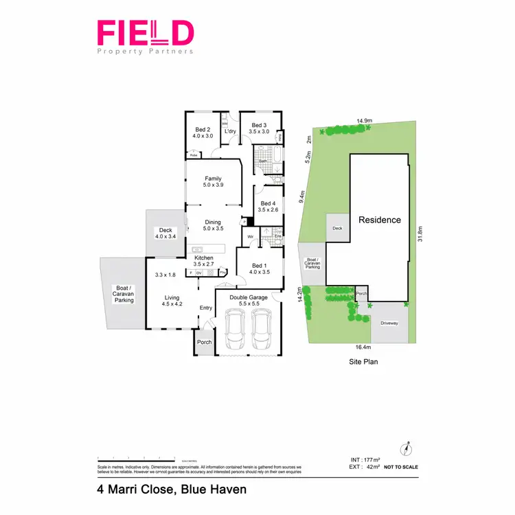 Floorplan of Homely house listing, 4 Marri Close, Blue Haven NSW 2262