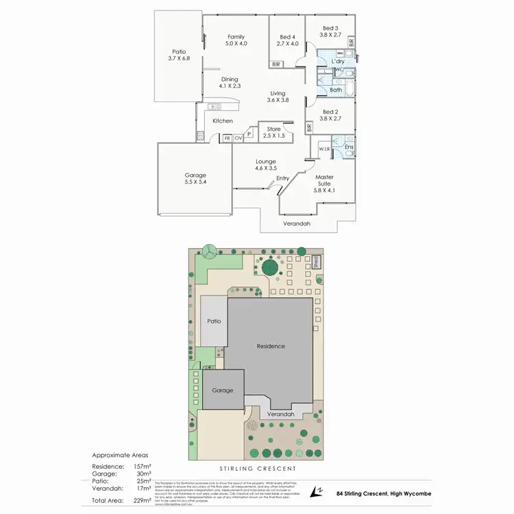 Floorplan of Homely house listing, 84 Stirling Crescent, High Wycombe WA 6057