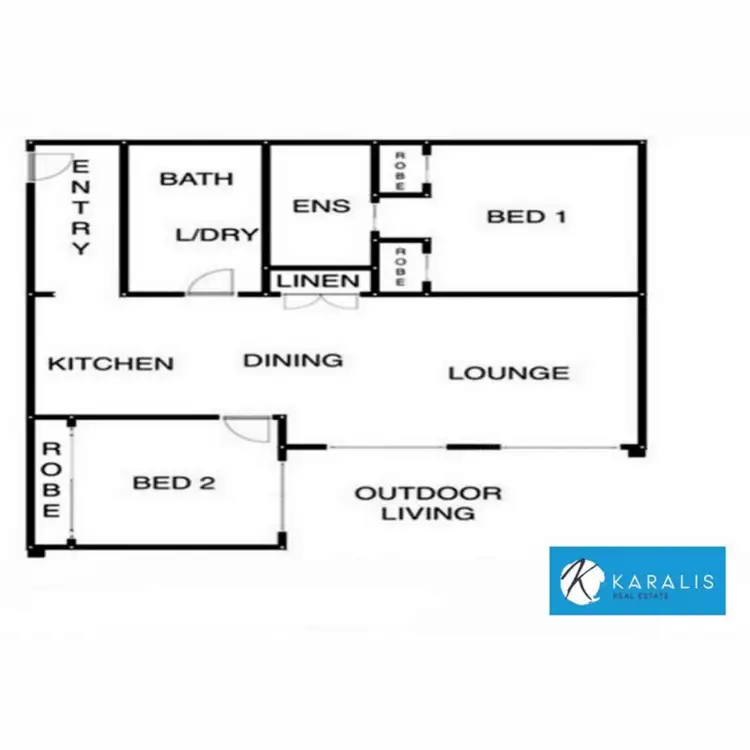 Floorplan of Homely apartment listing, 10/6 Omeo Street, Macgregor QLD 4109