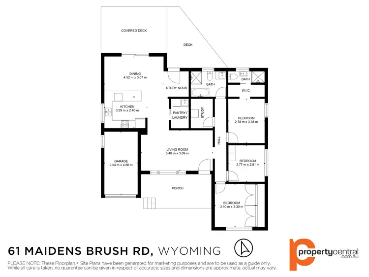 Floorplan of Homely house listing, 61 Maidens Brush Road, Wyoming NSW 2250