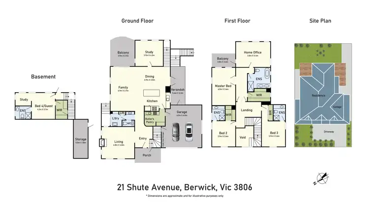 Floorplan of Homely house listing, 21 Shute Avenue, Berwick VIC 3806