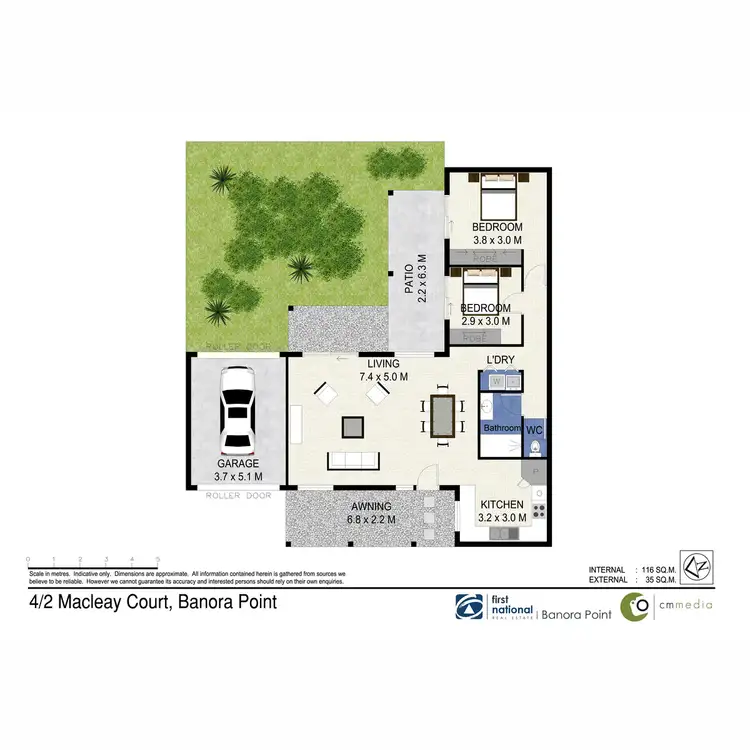 Floorplan of Homely villa listing, 4/2 Macleay Court, Banora Point NSW 2486