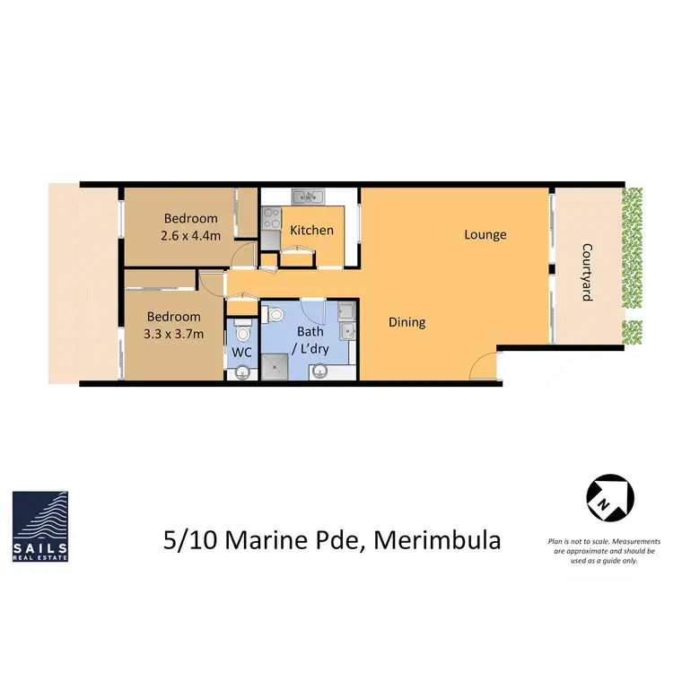 Floorplan of Homely apartment listing, 5/10 Marine Parade, Merimbula NSW 2548