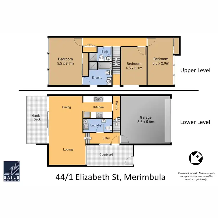 Floorplan of Homely townhouse listing, 44/1 Elizabeth Street, Merimbula NSW 2548