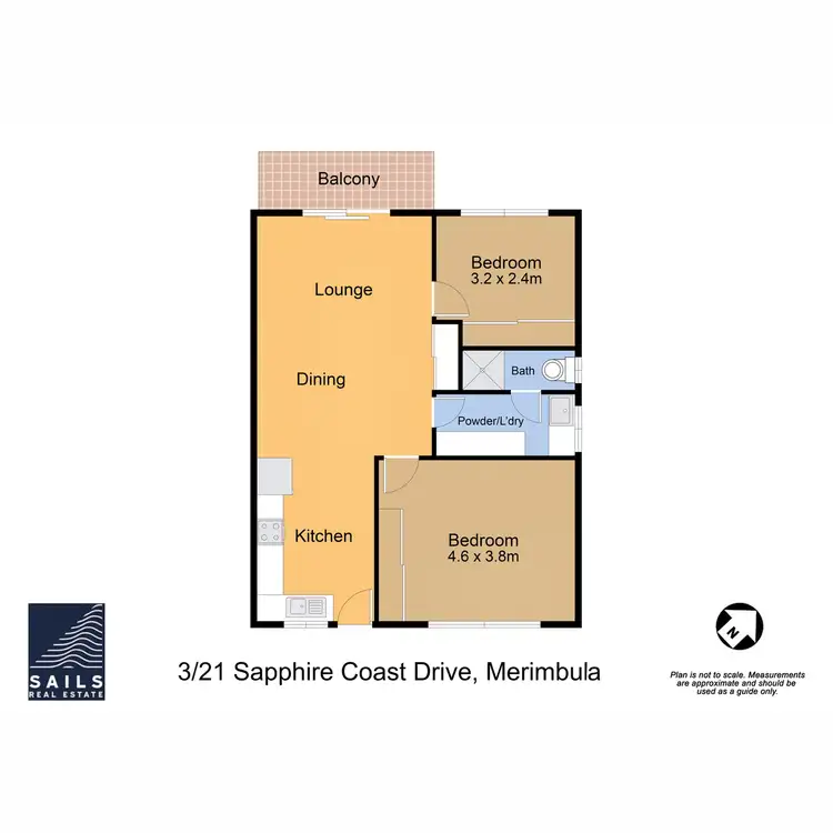 Floorplan of Homely unit listing, 3/21 Sapphire Coast Drive, Merimbula NSW 2548