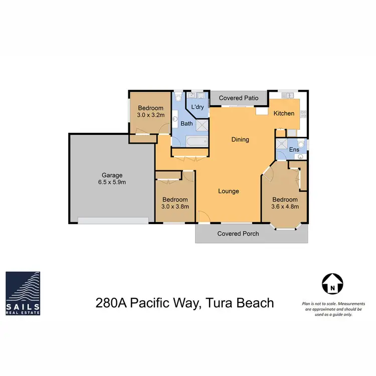 Floorplan of Homely house listing, 280A Pacific Way, Tura Beach NSW 2548