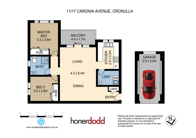 Floorplan of Homely apartment listing, 11/17 Caronia Avenue, Cronulla NSW 2230