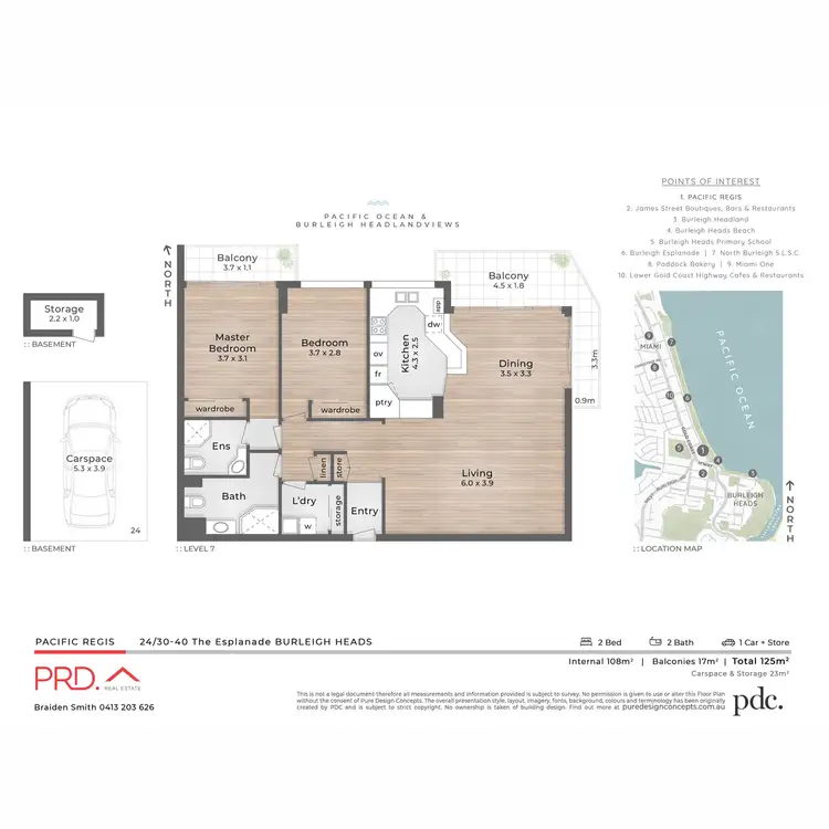 Floorplan of Homely apartment listing, 24/30 The Esplanade, Burleigh Heads QLD 4220