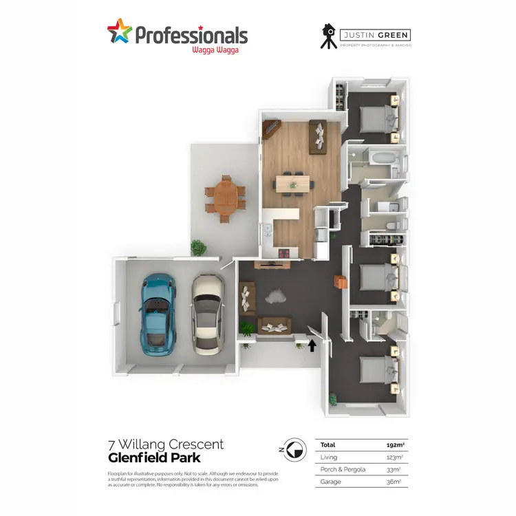Floorplan of Homely house listing, 7 Willang Crescent, Glenfield Park NSW 2650