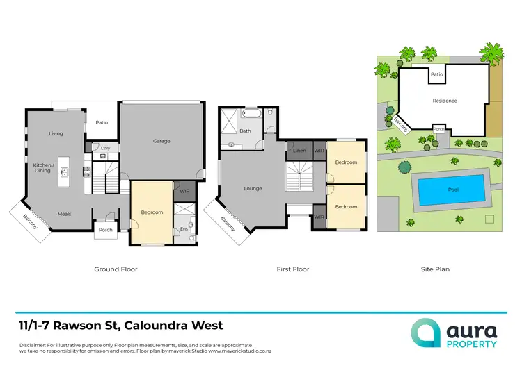 Floorplan of Homely house listing, 11/1-7 Rawson Street, Caloundra West QLD 4551