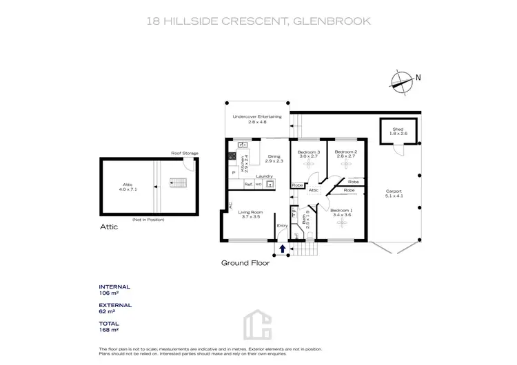 Floorplan of Homely house listing, 18 Hillside Crescent, Glenbrook NSW 2773
