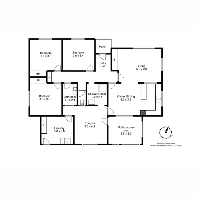 Floorplan of Homely house listing, 3/31 Chaffey Street, Gladstone TAS 7264