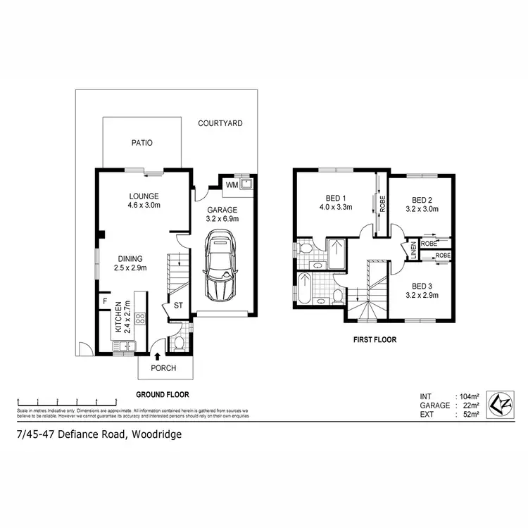 Floorplan of Homely unit listing, 7/45 Defiance Road, Woodridge QLD 4114