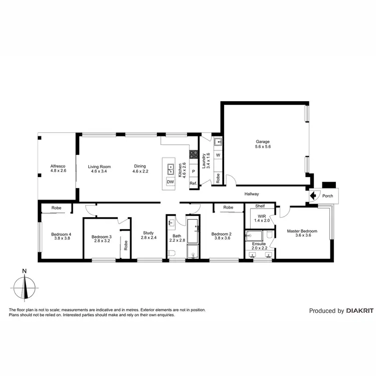 Floorplan of Homely house listing, 8 Listington Way, Wollert VIC 3750